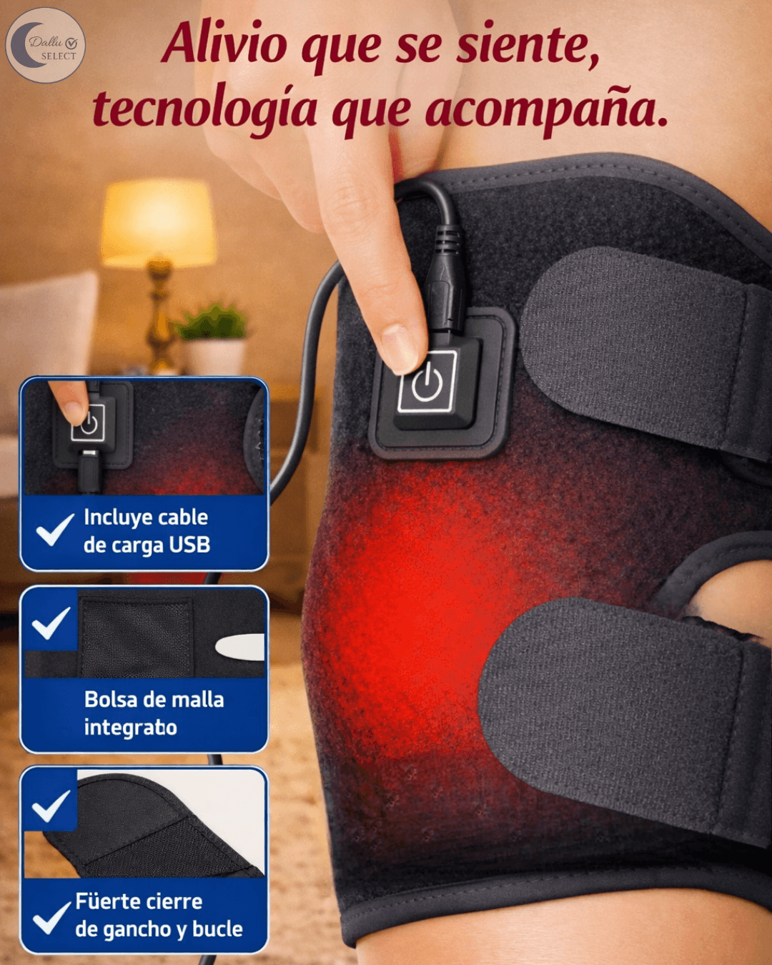 Rodillera Termica- Terapia de calor