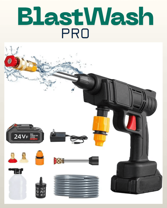 BlastWash Pro - Suciedad difícil, limpieza en segundos.