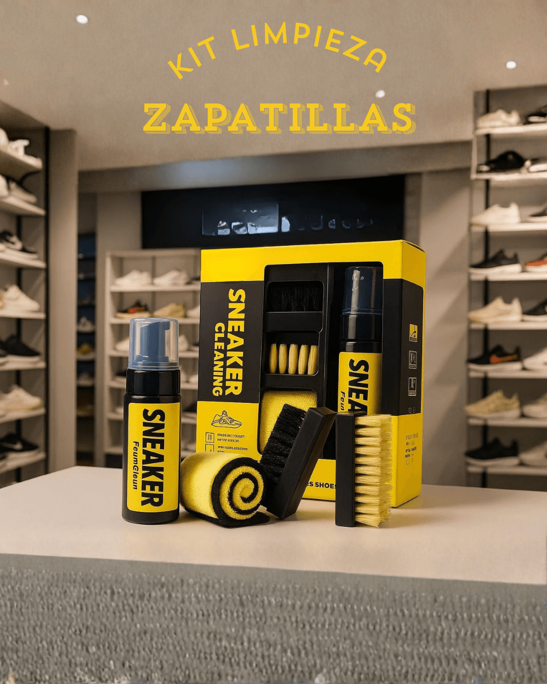 Sneaker Cleanning: Limpieza profunda sin dañar material.