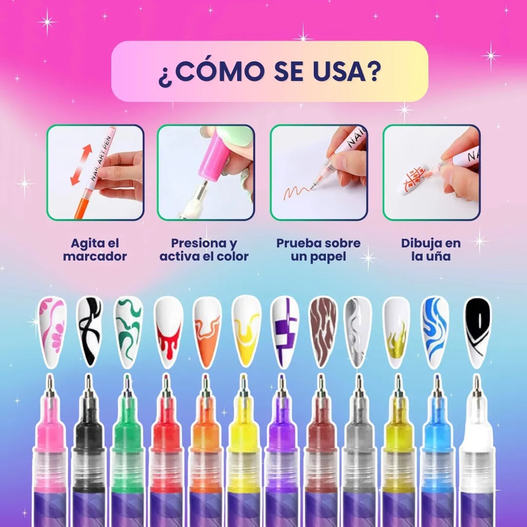 ColorArt Kit - 12 colores para diseños ilimitados.