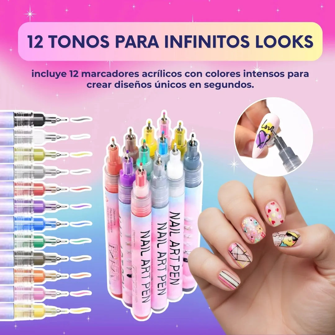 ColorArt Kit - 12 colores para diseños ilimitados.