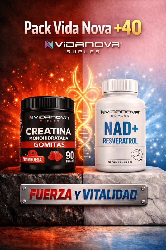 PACK CREATINA EN GOMITAS Y NAD+RESVERATROL