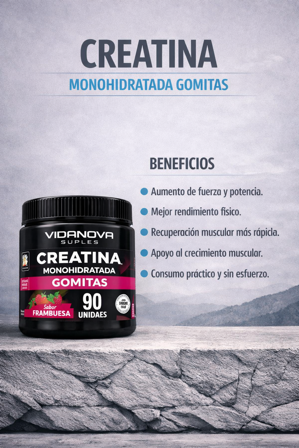PACK CREATINA EN GOMITAS Y NAD+RESVERATROL