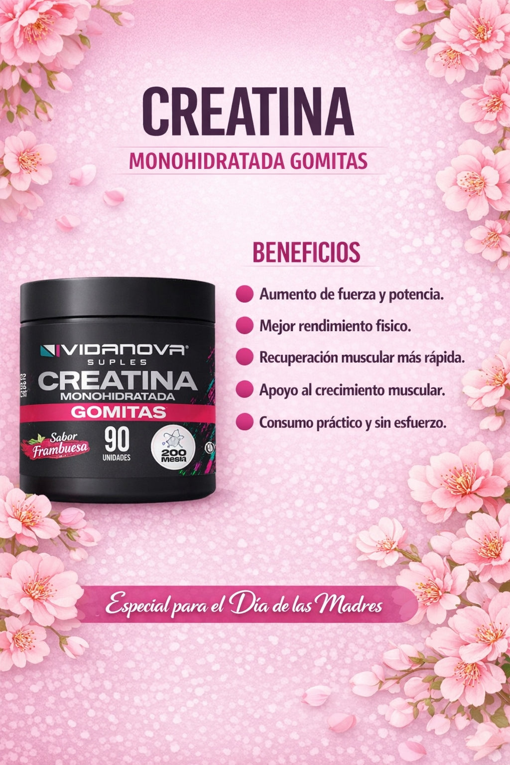 GOMITAS CREATINA - 90 UNID
