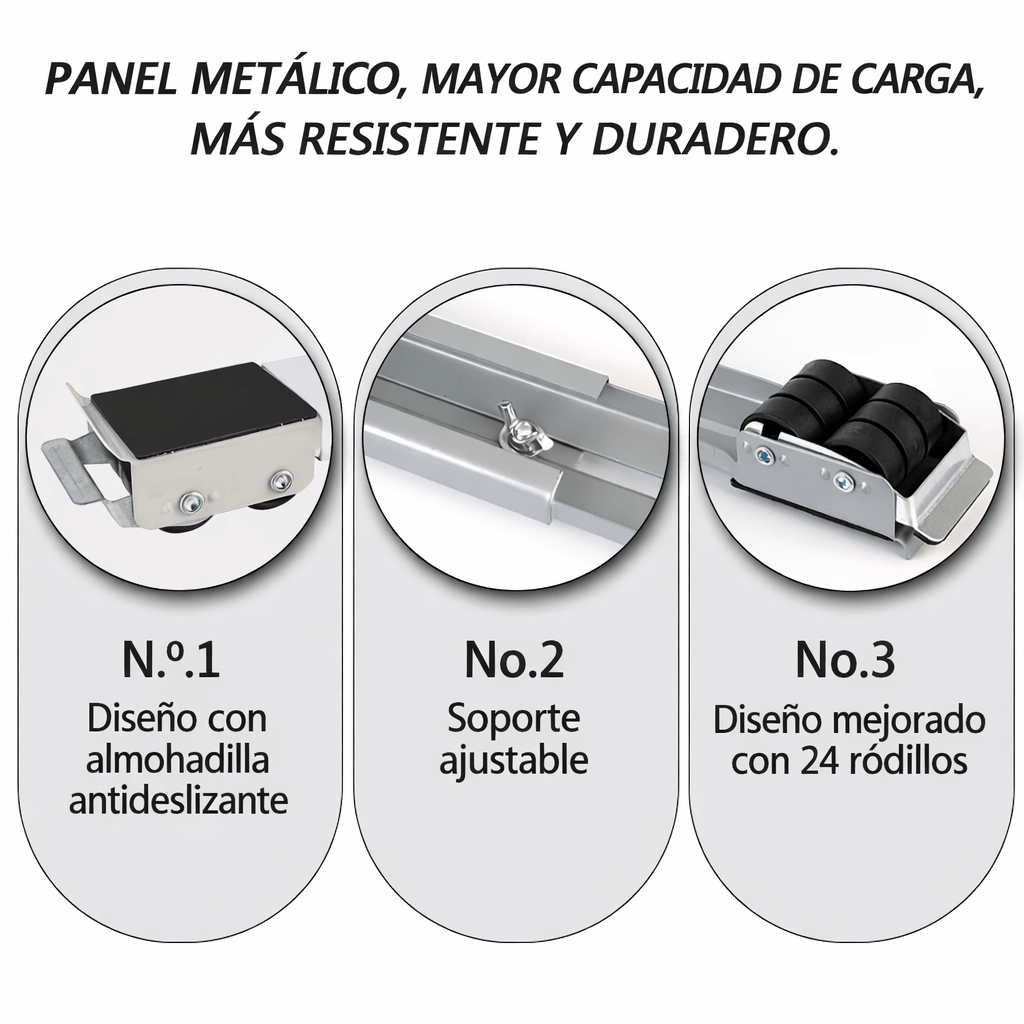 Base Ajustable con  Ruedas para Electrodomésticos