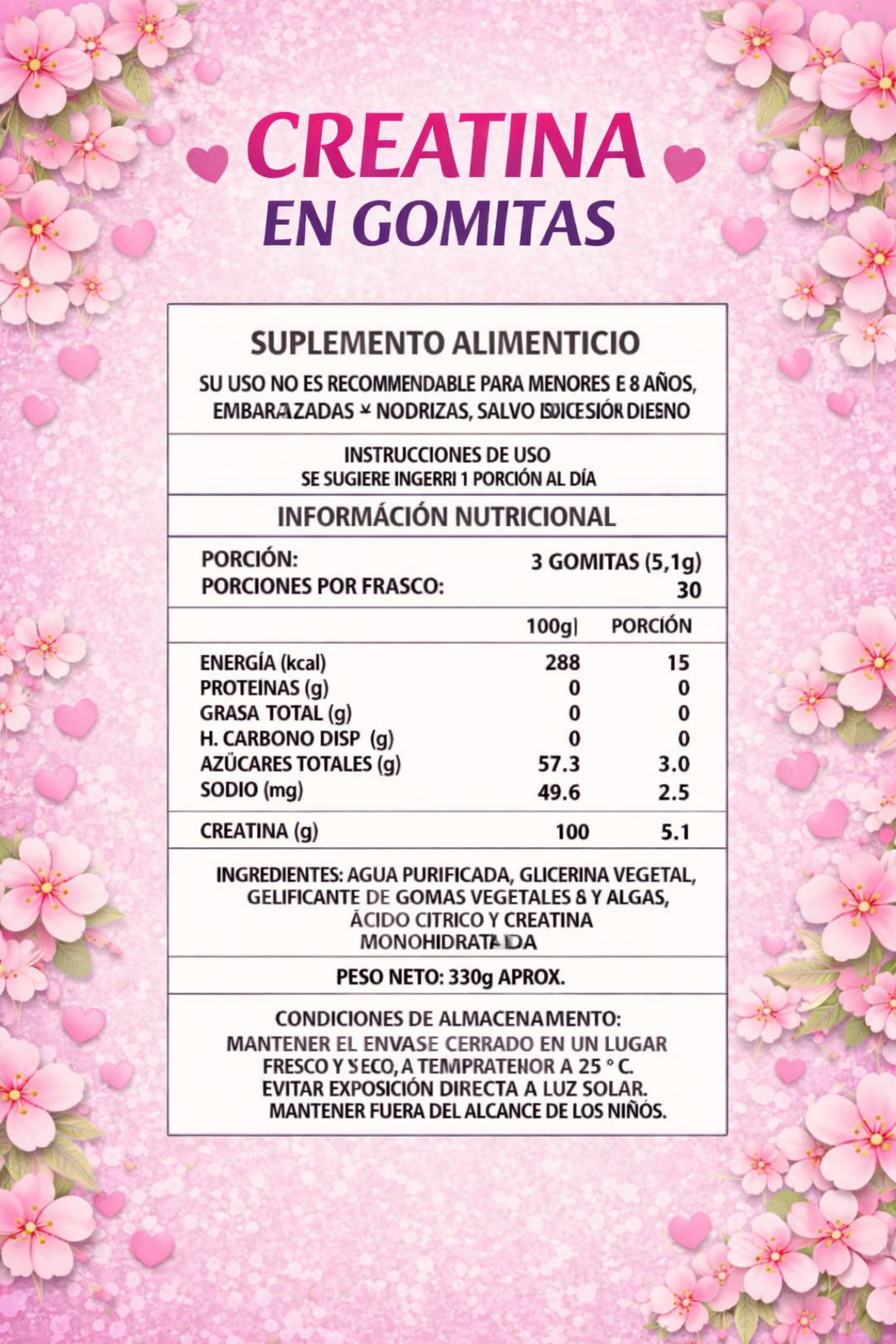 GOMITAS CREATINA - 90 UNID